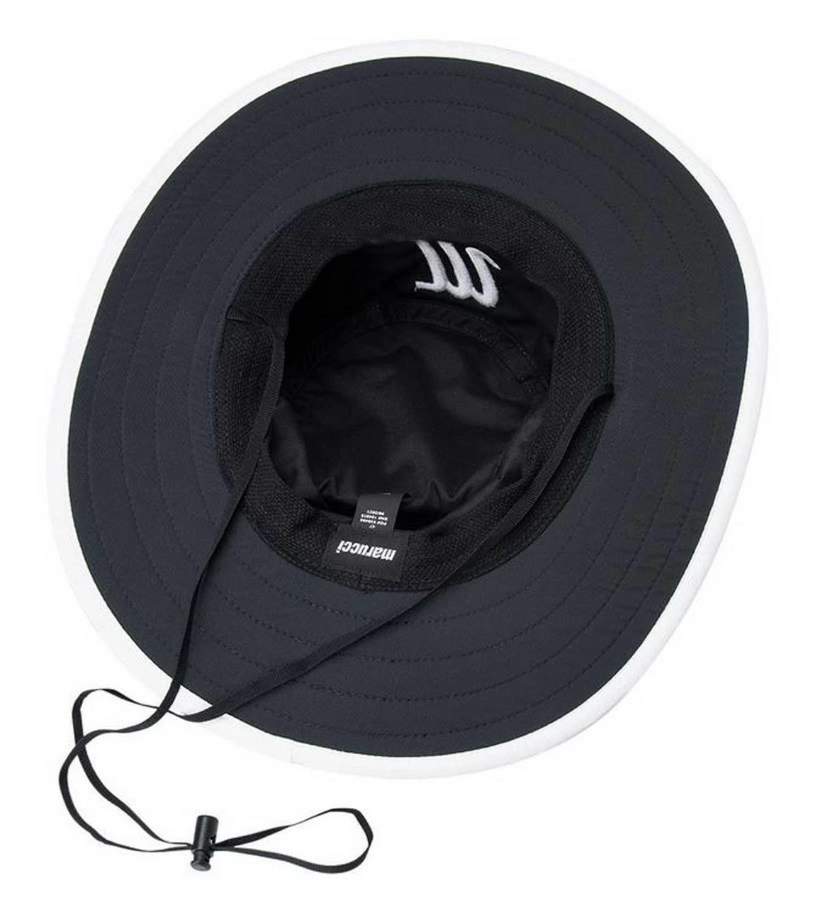 Marucci Men's 'M' Stretch Bonnie Hat, Moisture-Wicking Sweatband - Tan/White 3 Marucci Men's 'M' Stretch Bonnie Hat, Moisture-Wicking Sweatband - Tan/White - Image 3