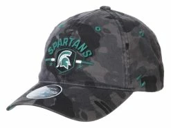 Zephyr Michigan State Spartans Night Patrol Camo Adjustable Baseball Cap - Black