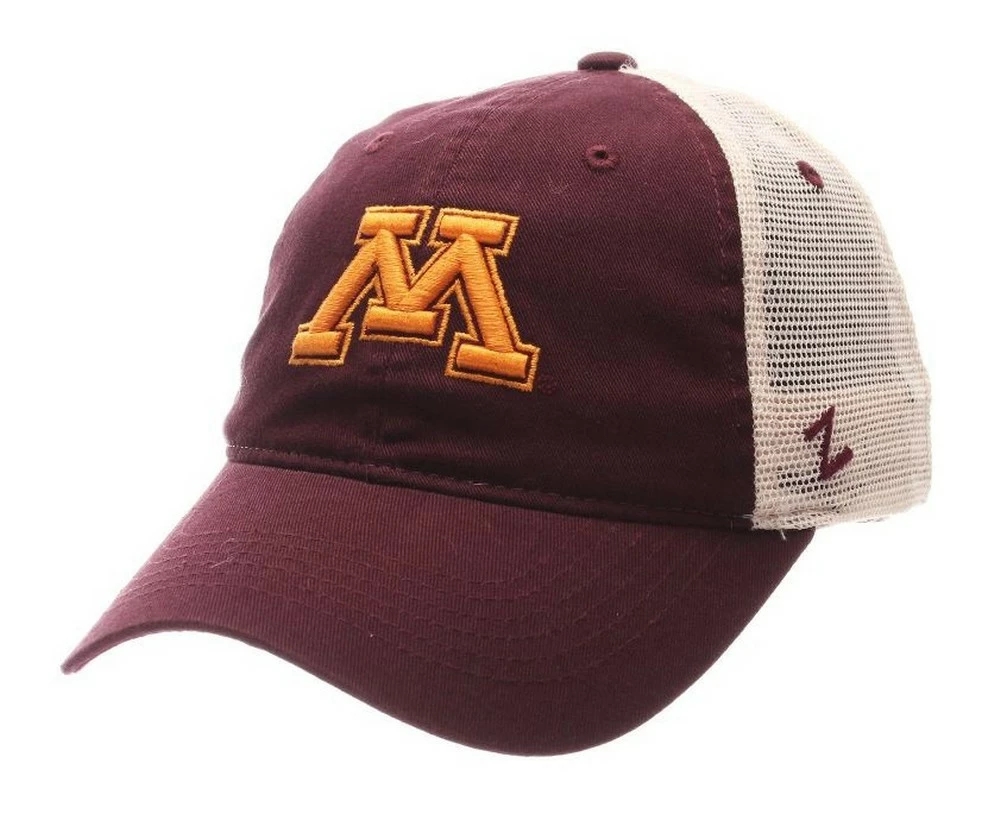 Zephyr Hats Minnesota Gophers University "M" Hat Cap NCAA College Baseball Mesh 1 Zephyr Hats Minnesota Gophers University "M" Hat Cap NCAA College Baseball Mesh