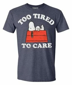 Rex Men's Peanuts Snoopy Short Sleeve Cotton Blend Crew-Neck Graphic T-Shirt