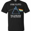 Rex Men's Pink Floyd Dark Side Of The Moon Short Sleeve Crew Neck T-Shirt, Black