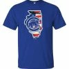 Fanatics Mens MLB Chicago Cubs Banner State Tee T-Shirt Short Sleeve Baseball IL
