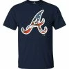 Fanatics Mens MLB Atlanta Braves BannerWave Tee T-Shirt Short Sleeve Baseball