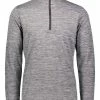 Russell Athletic Men's Dri-Power Lightweight 1/4-Zip Pullover - Heather Black