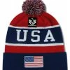 Rapid Dominance USA Flag Label Knit Beanie Fallen United States American Patriot