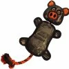Pets First Realtree Flying Pig Sling Shot Tough Nylon & Squeaker Dog Toy - Camo