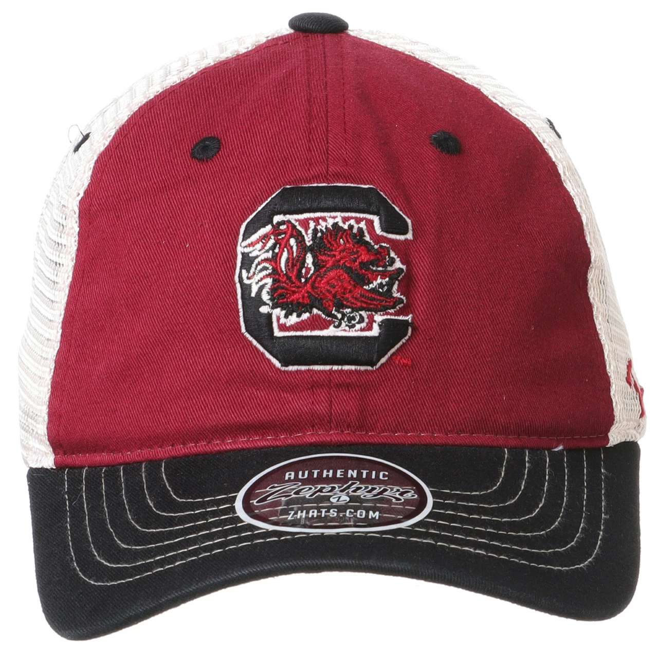 Zephyr University Of South Carolina Stowe "Gamecock" Unstructured Adjustable Cap 2 Zephyr University Of South Carolina Stowe "Gamecock" Unstructured Adjustable Cap - Image 2