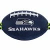 Pets First NFL Seattle Seahawks Tough Nylon Rope & Squeaker Football Dog Toy