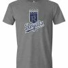 Fanatics Mens MLB Kansas City Royals Coop Primary Short Sleeve Crew Neck T-Shirt