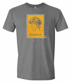 Fanatics Mens MLB Pittsburgh Pirates Coop Primary Short Sleeve Crew Neck T-Shirt