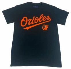 Fanatics Men's MLB Baltimore Orioles Bigger Series Short Sleeve T-Shirt – Black