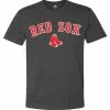 Fanatics Men's MLB Boston Red Sox Bigger Series Sweep Short Sleeve T-Shirt, Gray