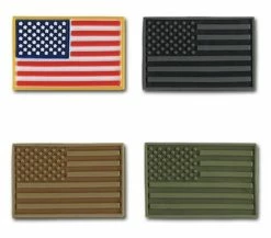 RAPDOM Tactical Mini Patches Rubber 1.5" X 1" For T75/T79 Hat Cap 4 Packs T96