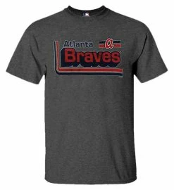Fanatics Mens MLB Atlanta Braves Home Stretch Tee T-Shirt S/S Baseball Georgia