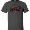 Fanatics Mens MLB Atlanta Braves Raglan Tee T-Shirt S/S Baseball Georgia
