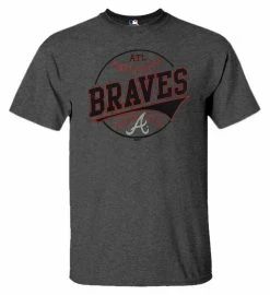 Fanatics Mens MLB Atlanta Braves Raglan Tee T-Shirt S/S Baseball Georgia