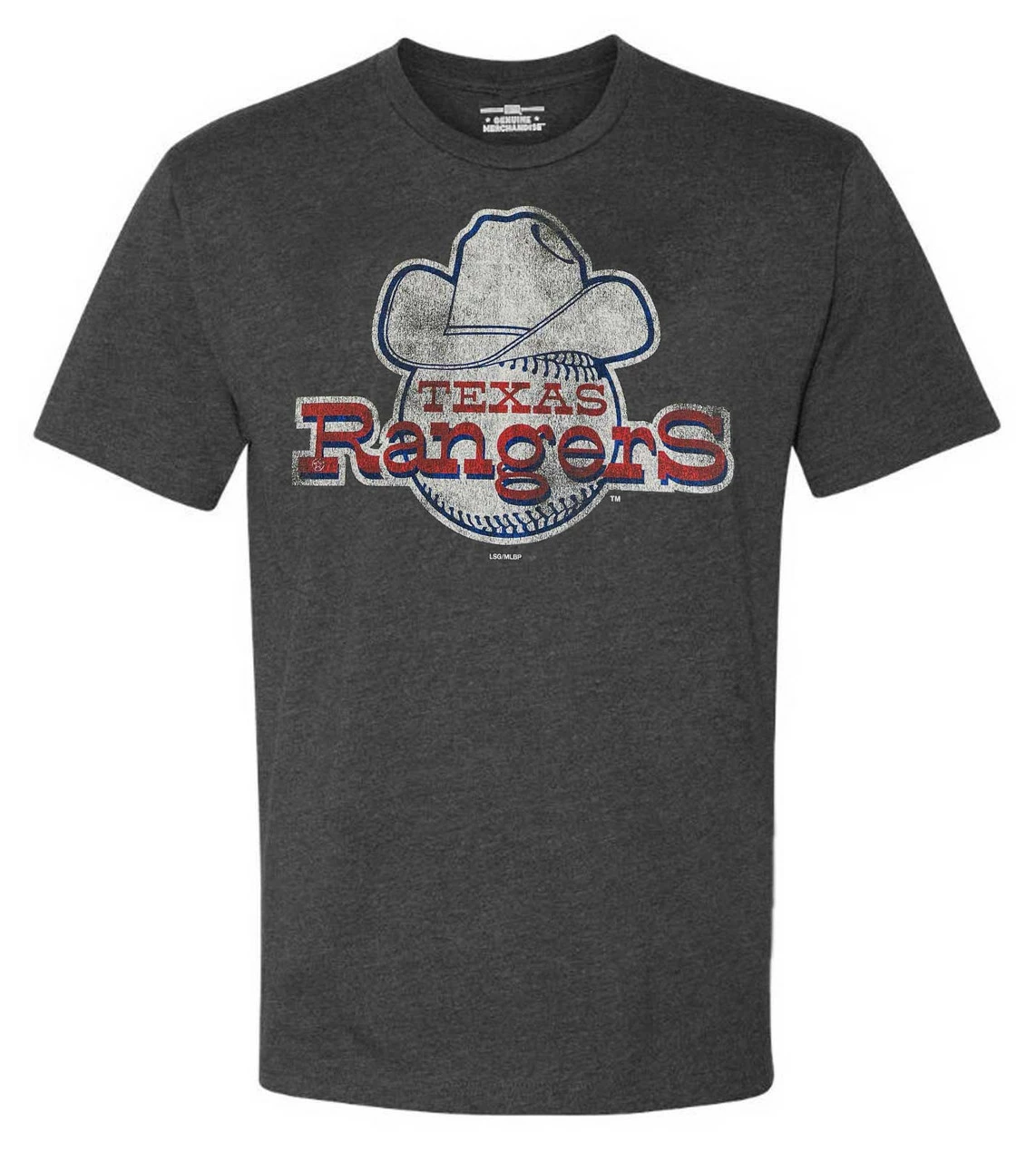 Fanatics Men's MLB Texas Rangers Coop Crew Short Sleeve Crew Neck T-Shirt, Gray 1 Fanatics Men's MLB Texas Rangers Coop Crew Short Sleeve Crew Neck T-Shirt, Gray