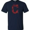 Fanatics Mens MLB Cleveland Indians Monochrome Camo Tee T-Shirt S/S Baseball