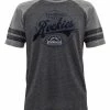 Fanatics Mens MLB Colorado Rockies Stadium Script Short Sleeve Crew Neck T-Shirt