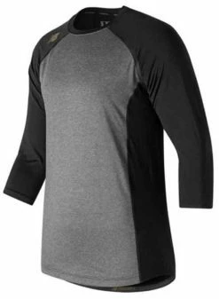 New Balance Men's 4040 3/4 Sleeve Tee 3D Flex Metallic Logo Baseball Top Colors