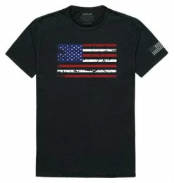 Rapid Dominance Men's USA Flag Team America Tee T-Shirt Military Americans
