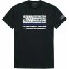 Rapid Dominance USA Flag Police Thin Blue Line Team America Tee T-Shirt