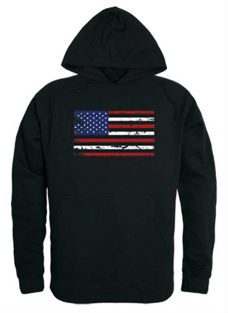 Rapid Dominance Men's USA Flag Team America Pullover Hoodie Hoody American Black 1 Rapid Dominance Men's USA Flag Team America Pullover Hoodie Hoody American Black