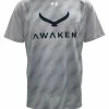 Under Armour Men's Awaken Patterned Golf Short Sleeve Tee T-Shirt Gray 1351354