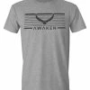 Under Armour UA Men's Awaken Eagle Graphic Short Sleeve Tee T-Shirt Gray 1360693
