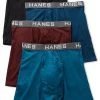 Hanes Mens Ultimate Comfort Flex Fit Boxer Briefs Underwear (4 Pk) Multicolor