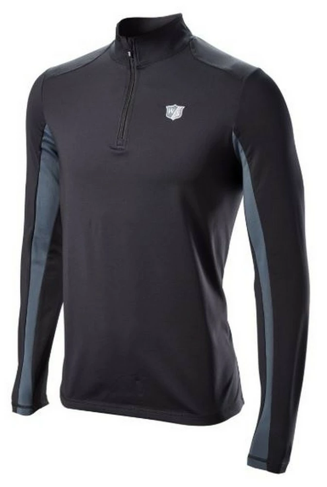 Wilson Staff Men's Performance Thermal Tech 1/2 Zip Pullover Shirt Top 3 Colors 1 Wilson Staff Men's Performance Thermal Tech 1/2 Zip Pullover Shirt Top 3 Colors