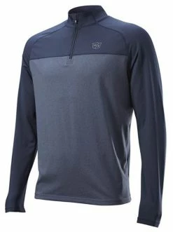 Wilson Staff Men's Series Thermal Tech Pullover 1/2 Zip Shirt Top WGA700637 -Baseball Caps & Hats Shop wga700638 1 06734.1678536258.1280.1280