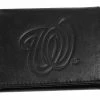 Rico Industries MLB Washington Nationals Laser Engraved Black Tri-Fold Wallet