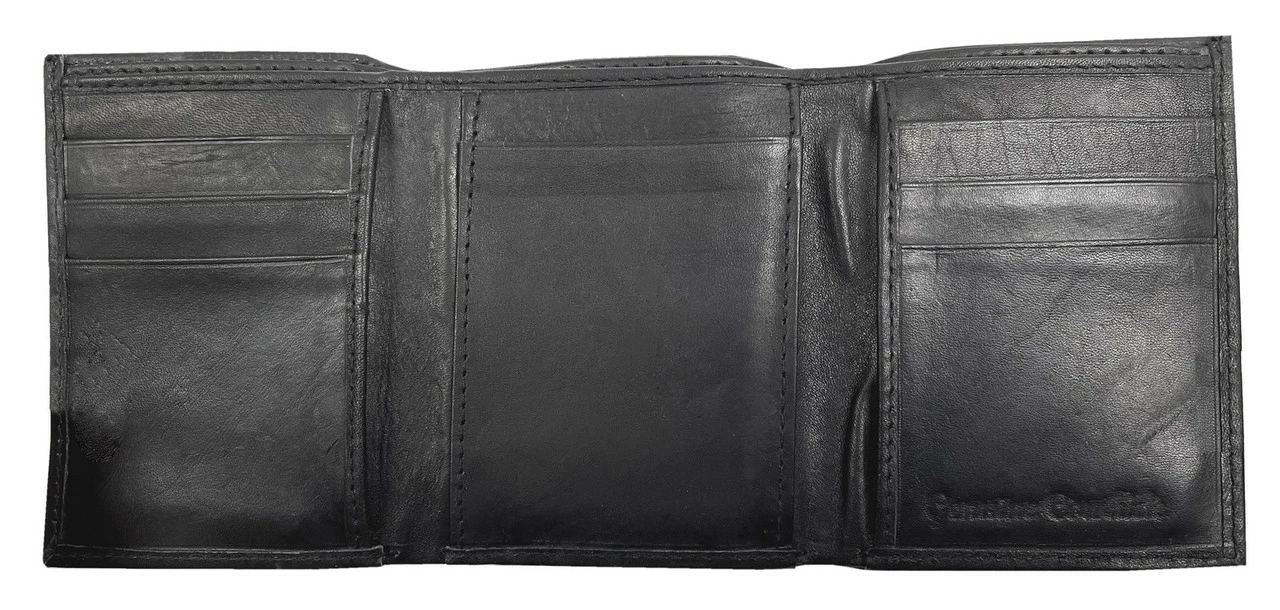 Rico Industries MLB Washington Nationals Laser Engraved Black Tri-Fold Wallet 2 Rico Industries MLB Washington Nationals Laser Engraved Black Tri-Fold Wallet - Image 2